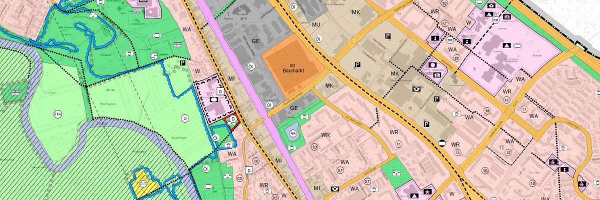 Flächennutzungsplan © Stadt Laatzen, Stadtplanung Ausschnitt Flächennutzungsplan Stadt Laatzen