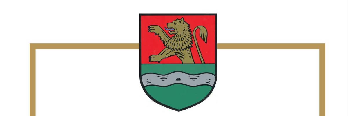 Wappen der Stadt Laatzen auf der Ehrenbürgerurkunde