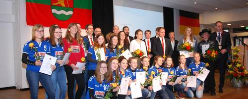 Sportlerinnen und Sportler des Jahres 2018   ausgezeichnet auf dem Neujharsempfang der Stadt Laatzen