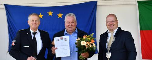 Verleihung des Couragepreis an Klaus Hildebrandt