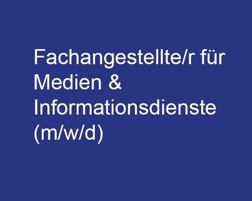 Fachangestellte/r für Medien und Informationsdienste (m/w/d)