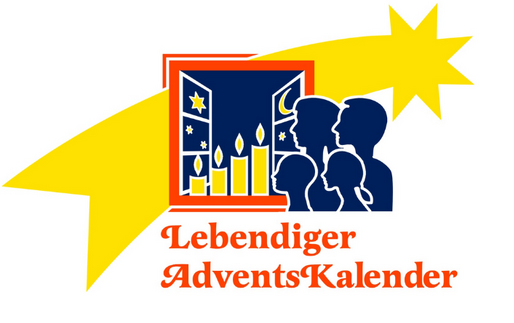 Schriftzug "Lebendiger Adventskalender"