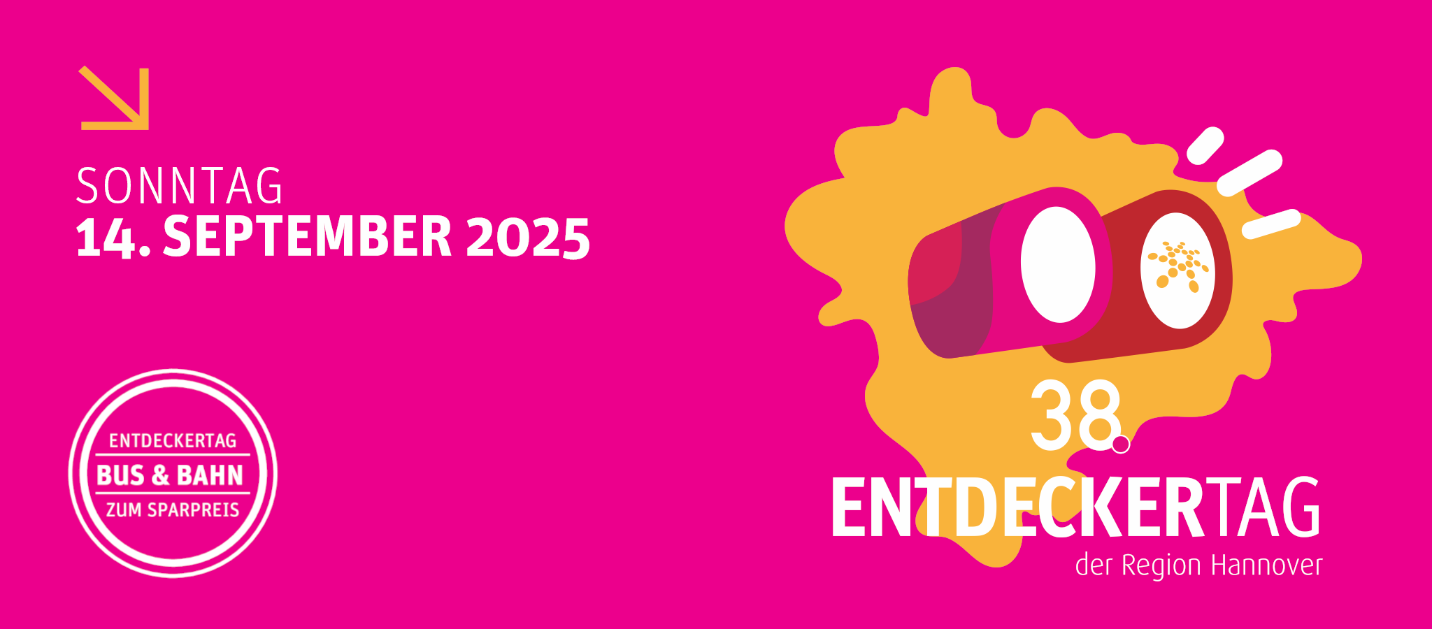 Schriftzug und Umriss der Region Hannover