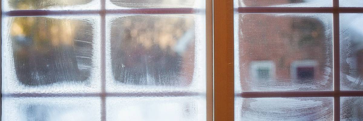 Frost am Fenster