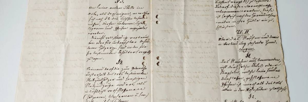 Historisches Schriftstück