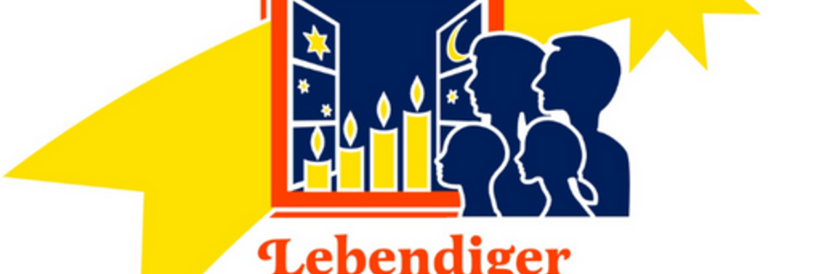 Schriftzug "Lebendiger Adventskalender"