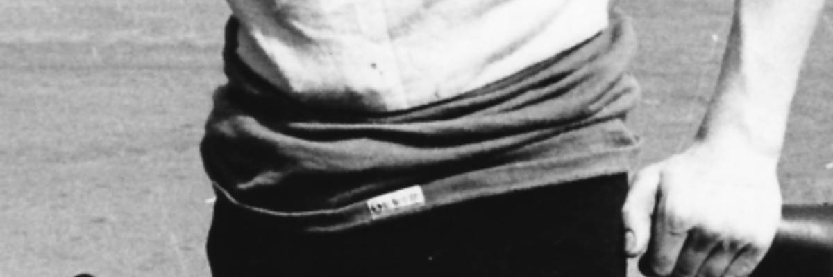 Radfahrer mit Fahrrad