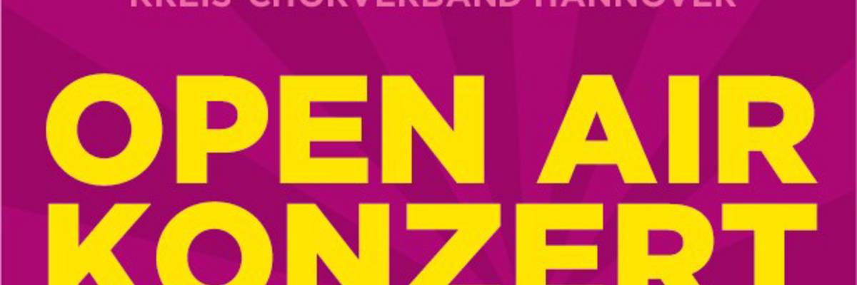 Plakat Kreis Chorverband Hannover e.V