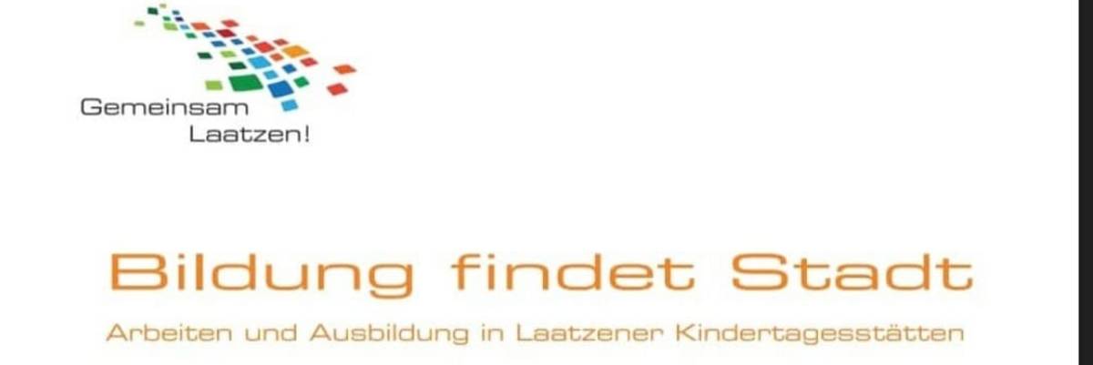 Es ist das Plakat für die Veranstaltung zu sehen. Die Überschrift lautet Bildung findet Stadt.