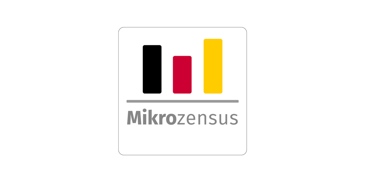 Logo mit drei vertikalen Balken in den Farben der Bundesrepublik Deutschland