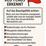 „Red Flag – Bleib auf Augenhöhe“ © Stadt Laatzen Illustration verschiedener "Red Flags" in Beziehungen