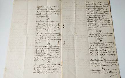 Historisches Schriftstück