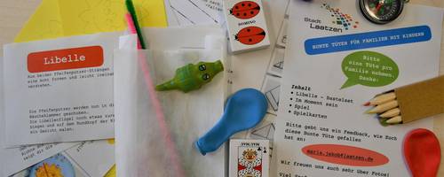 Spielzeug und Bastelanleitungen aus der Bunten Tüte