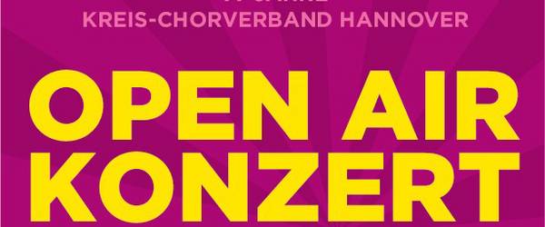 Plakat Kreis Chorverband Hannover e.V